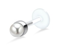 Pearly Shaped labrets Push-in LA-58